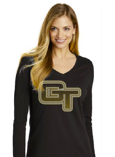 GT LIONS GT LOGO RHINESTONE DESIGN