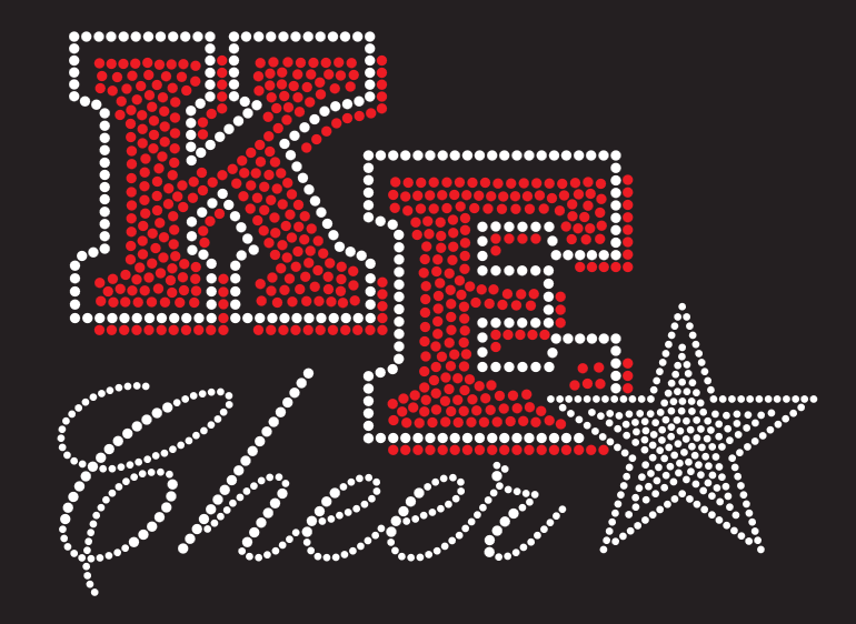 KE CHEER BLING HOODIE SWEATSHIRT