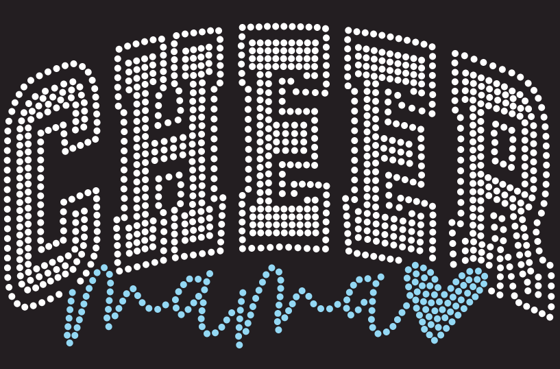STALLIONS CHEER MAMA BLING DESIGN