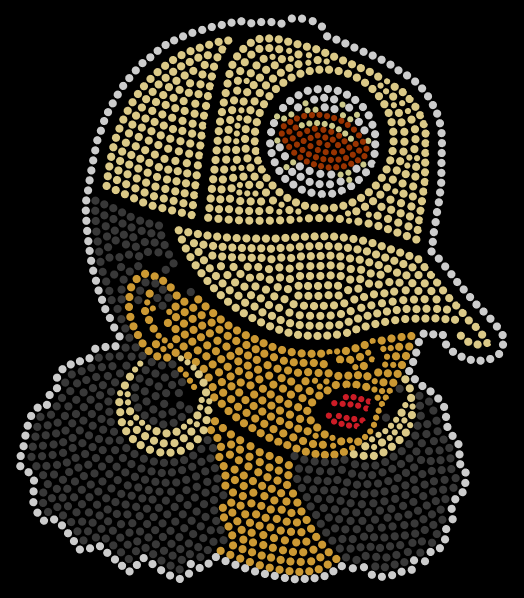 SPARTANS LADY HAT BLING DESIGN