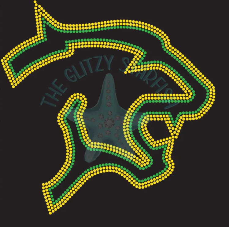 SCHALICK COUGAR OUTLINE FILL BLING DESIGN