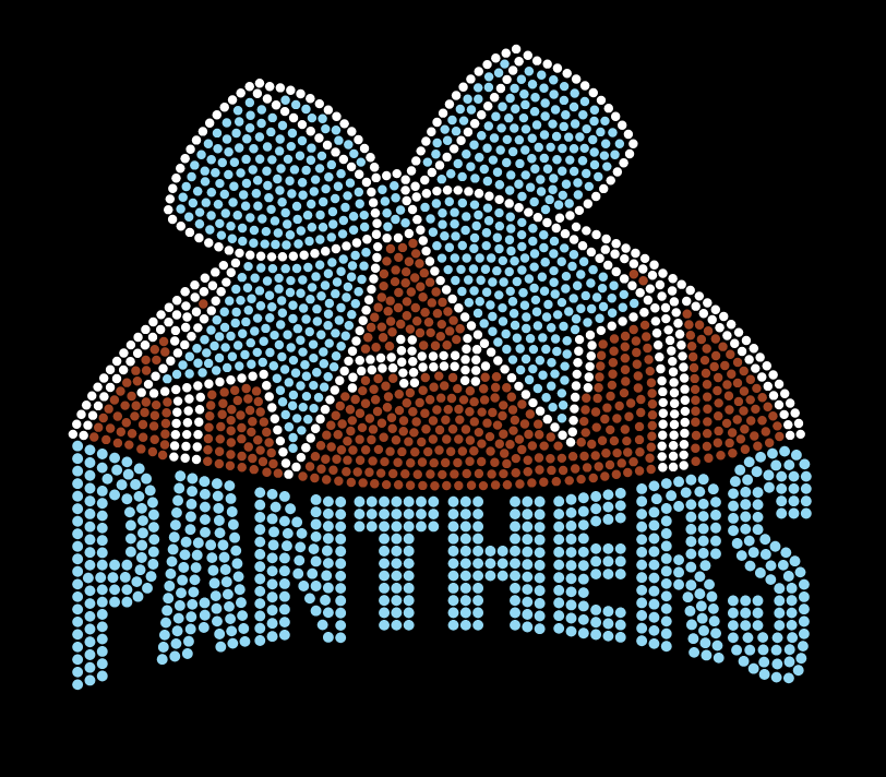 PANTHERS PYAA LOGO GRAY/BLACK LEOPARD HOODIE