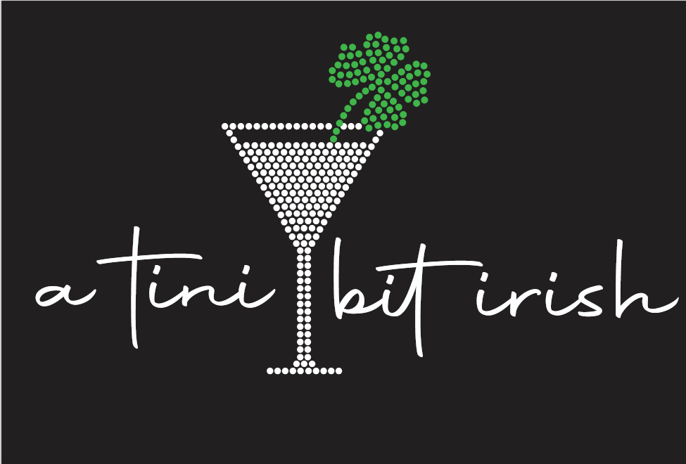 A TINI BIT IRISH Rhinestone Shirt