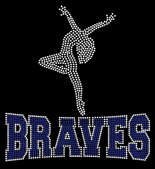 BRAVES DANCE BLING DESIGN