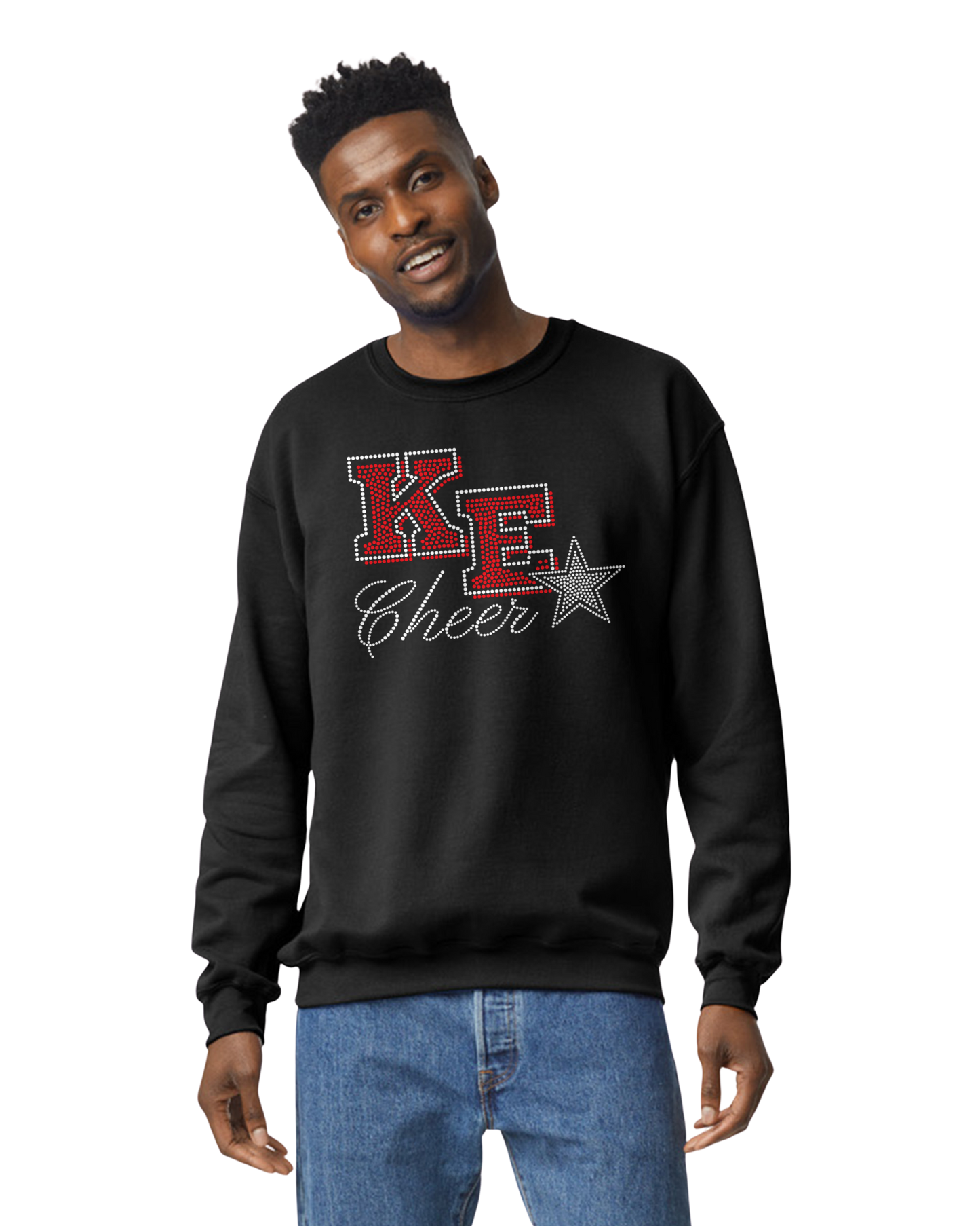 KE CHEER BLING CREWNECK SWEATSHIRT