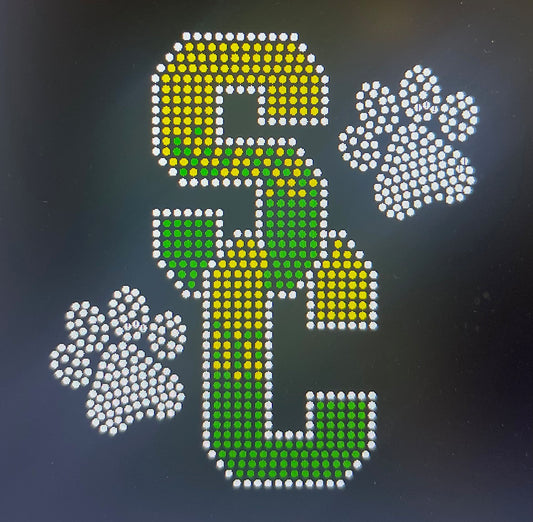 SCHALICK SC 2TONE PAWS FILL BLING DESIGN