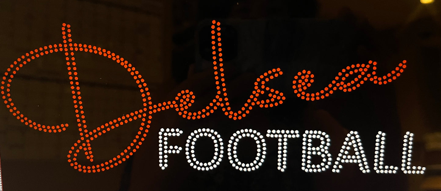 DELSEA HS "DELSEA FOOTBALL" RHINESTONE DESIGN