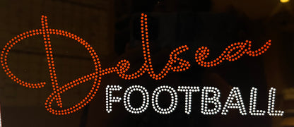 DELSEA HS "DELSEA FOOTBALL" RHINESTONE DESIGN