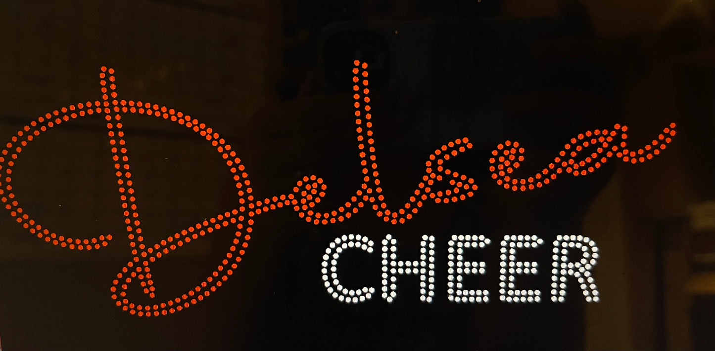 DELSEA HS "DELSEA CHEER" RHINESTONE DESIGN