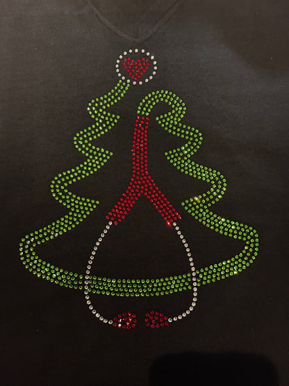 Stethoscope Tree Rhinestone Shirt
