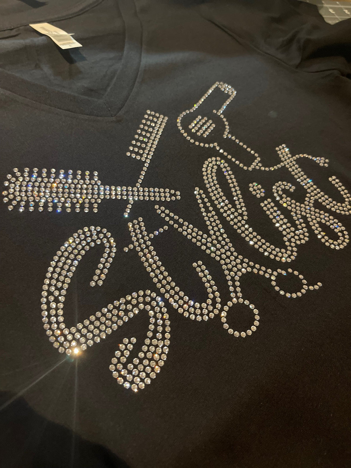 Stylist Rhinestone Shirt