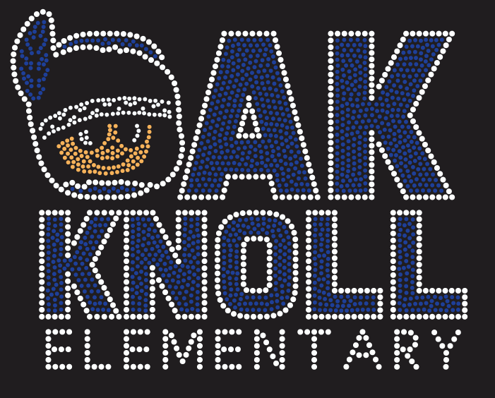 OAK KNOLL ELEM. Rhinestone Design