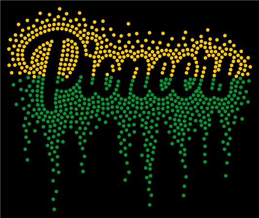 CLEARVIEW SCATTERED OMBRE PIONEERS RHINESTONE DESIGN