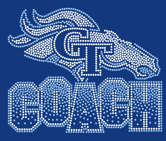 STALLIONS GT LOGO COACH BLING DESIGN