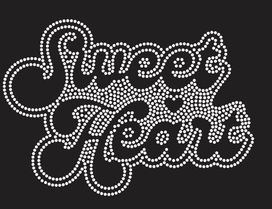 SWEET HEART Rhinestone Shirt