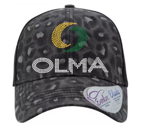 OLMA RHINESTONE TRUCKER HAT