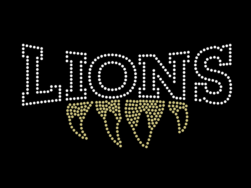 GT LIONS CLAW RHINESTONE DESIGN