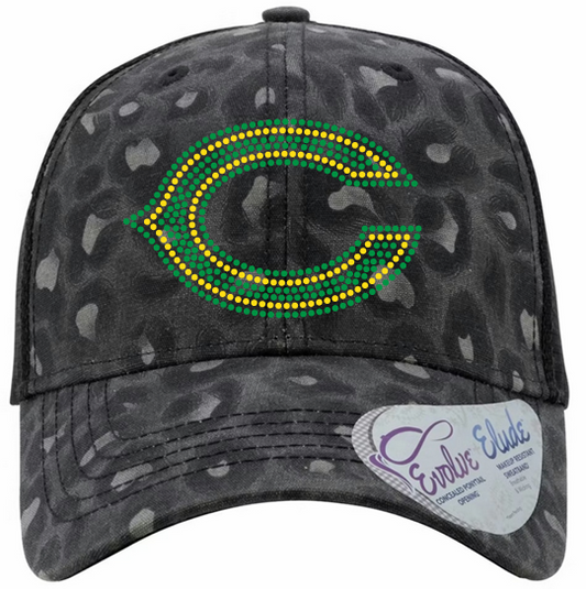 CLEARVIEW LOGO BLACK/GRAY LEOPARD HAT