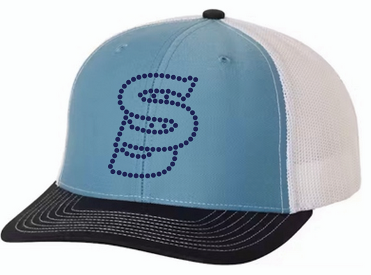 SJYG HAT NAVY CAROLINA BLUE WHITE HAT