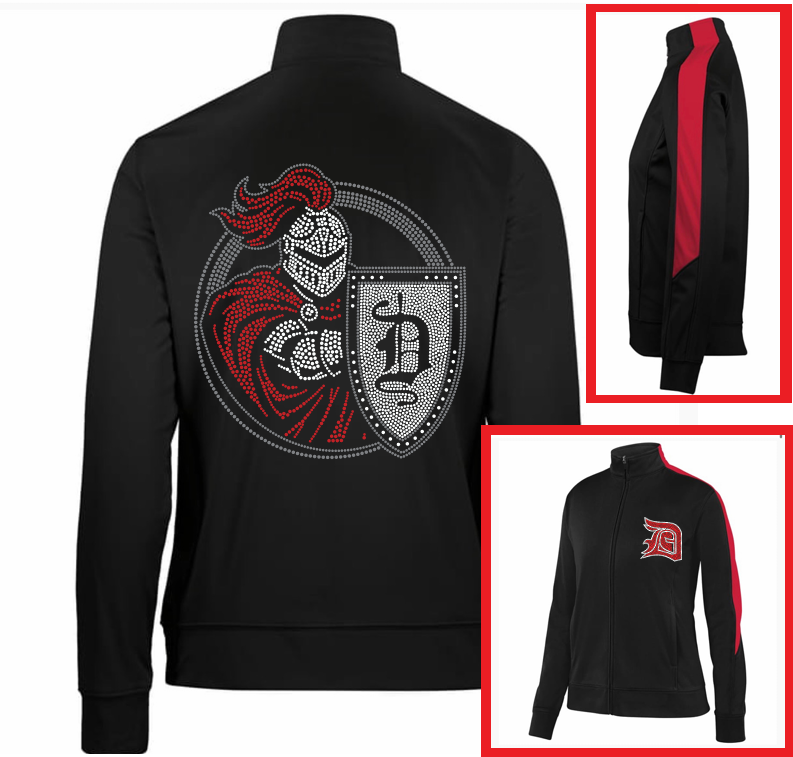 DELSEA HS BLING WARMUP LADIES/ADULT JACKET