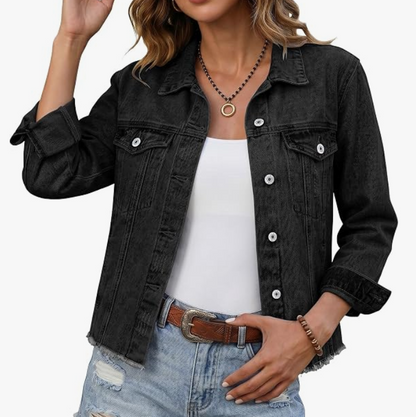JCI BLACK JEAN JACKET