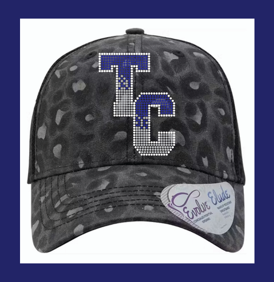 TC CHARGERS RHINESTONE TRUCKER HAT