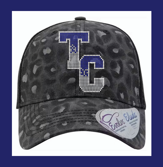 TC CHARGERS RHINESTONE TRUCKER HAT