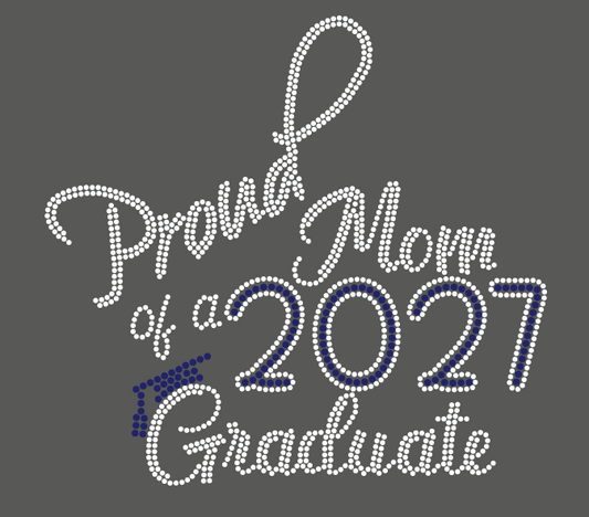 TC CHARGERS PROUD MOM OF A 2027 GRADUATE BLING DESIGN