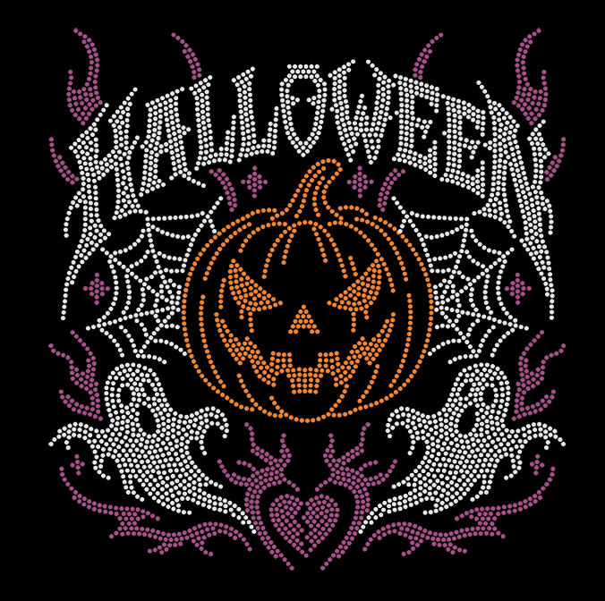 HALLOWEEN JACKOLANTERN WEBS GHOST