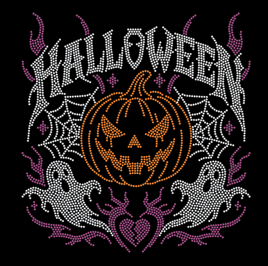 HALLOWEEN JACKOLANTERN WEBS GHOST