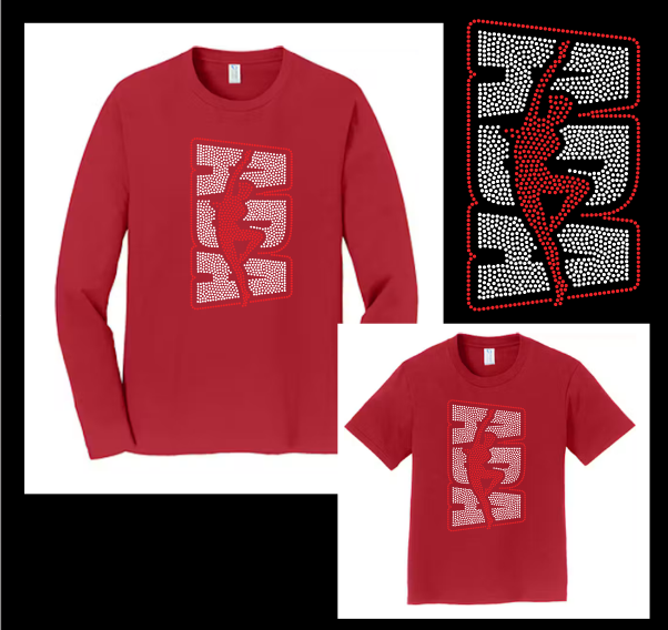 ADA RED LONG OR SHORT SLEEVE UNISEX TSHIRT