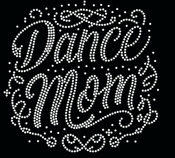 X SQUAD DANCE MOM RHINESTONE DESIGN