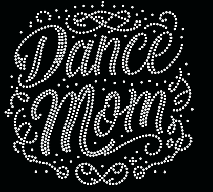 X SQUAD DANCE MOM RHINESTONE DESIGN