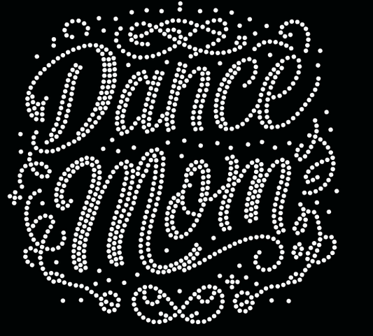 X SQUAD DANCE MOM RHINESTONE DESIGN