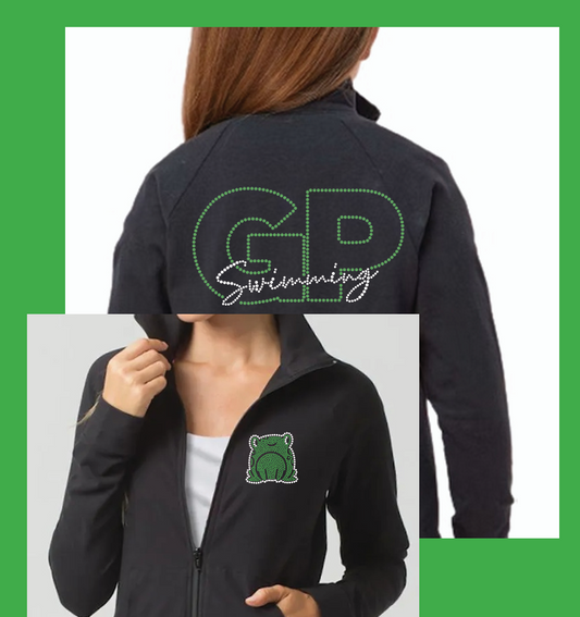 GP SWIMMING GP BLING WARMUP YOUTH/ADULT JACKET