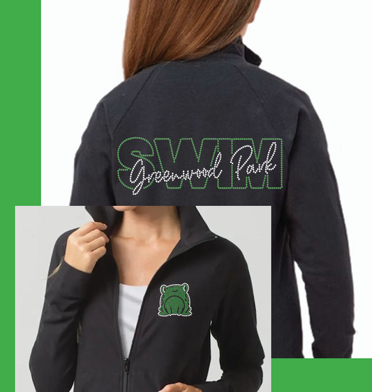 GP SWIM GREENWOOD PARK BLING WARMUP YOUTH/ADULT JACKET