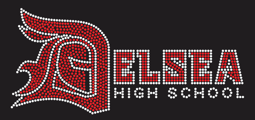 DELSEA HS LOGO RHINESTONE DESIGN