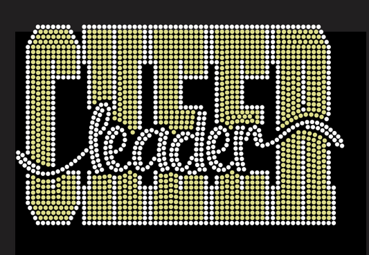 DEPTFORD CHEER BOLD/LEADER SCRIPT RHINESTONE DESIGN
