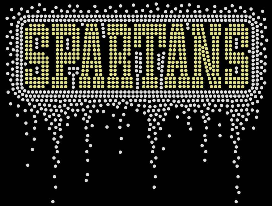 DEPTFORD SPARTANS BLOCK DRIP RHINESTONE DESIGN