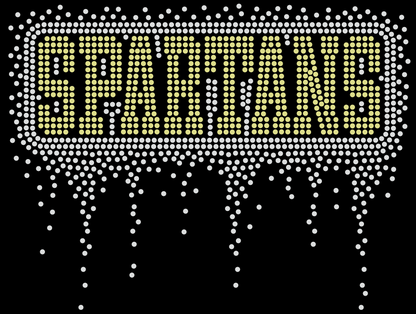DEPTFORD SPARTANS BLOCK DRIP RHINESTONE DESIGN