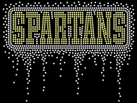 DEPTFORD SPARTANS BLOCK DRIP RHINESTONE DESIGN