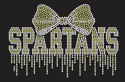 DEPTFORD SPARTANSBOW DRIP RHINESTONE DESIGN