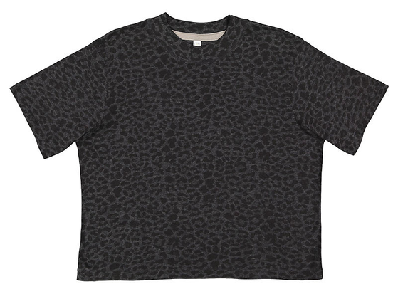 ACG GRAY/BLACK LEOPARD CROPPED TSHIRT