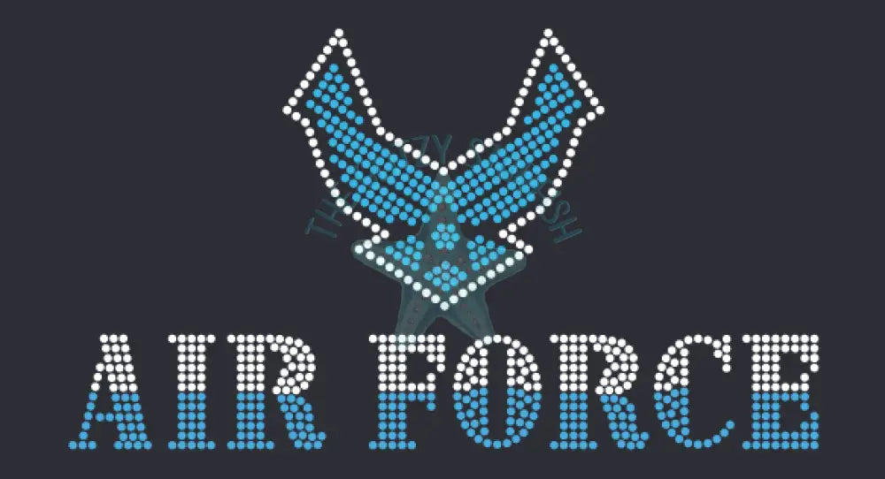 Air Force Family (Choose Person) Rhinestone Tshirt