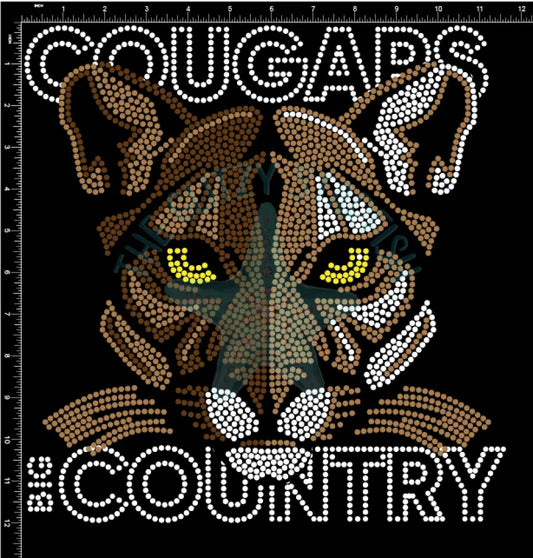 Cougar Country Rhinestone Shirt