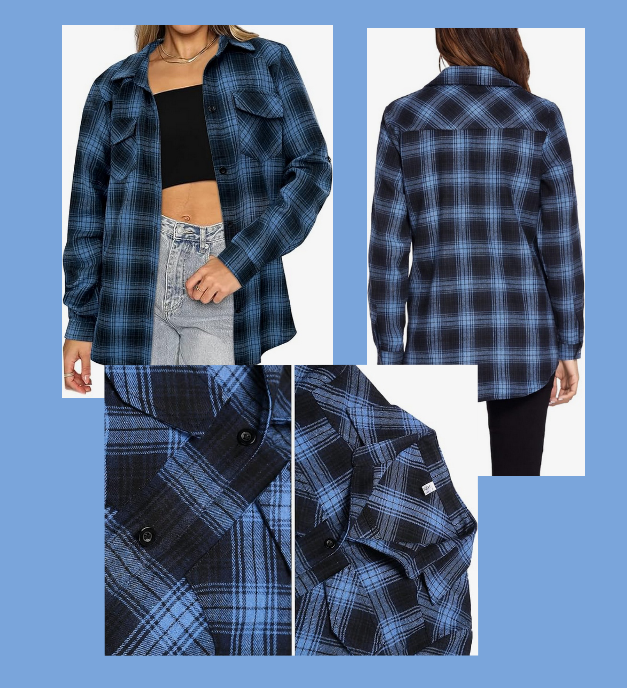 GT STALLIONS LIGHTWEIGHT FLANNEL SHIRT