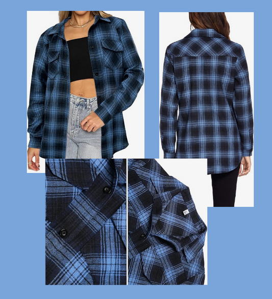 GT STALLIONS LIGHTWEIGHT FLANNEL SHIRT