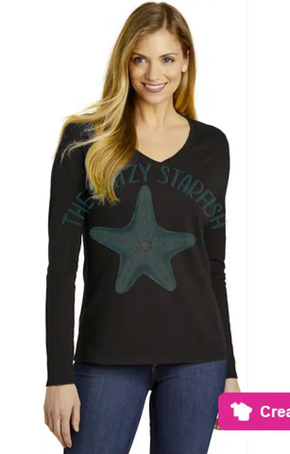 Gt Lions Coach Bling Shirt Vneck Ladies / As Long