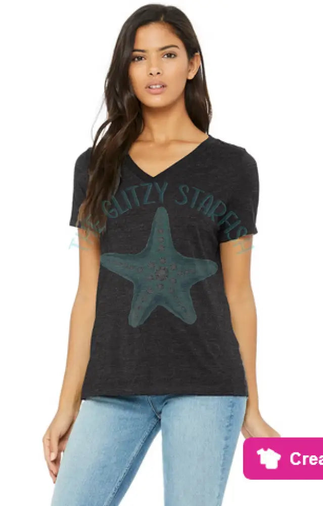 Gt Lions Coach Bling Shirt Vneck Ladies / Am Short