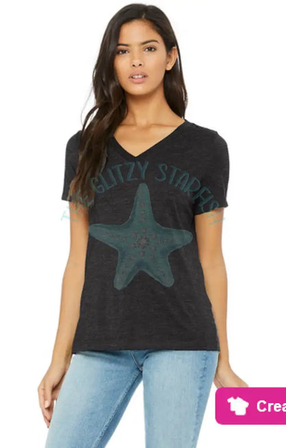 Gt Lions Coach Bling Shirt Vneck Ladies / Am Short